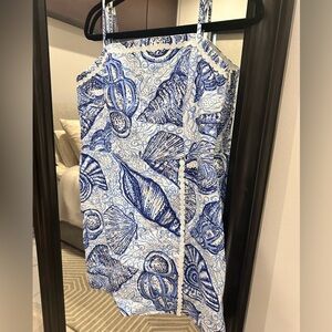 LILLY PULITZER  Jesse Romper Dress  "STUFFED SHELLS"   Size 8